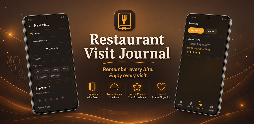 Restaurant Visit Journal banner